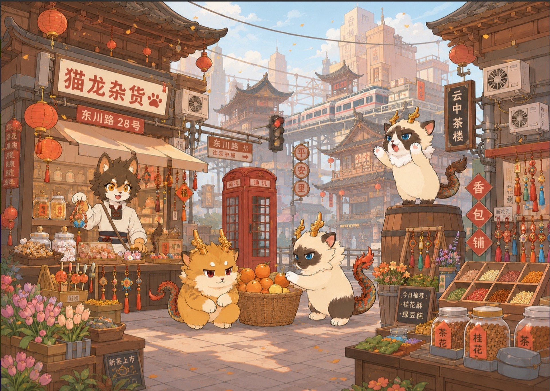 鲤鱼猫概念图